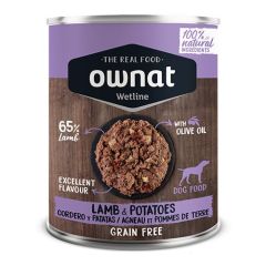 Ownat Wetline Dog Lamb & Potatoes (Boîtes) 6 x 400 gr