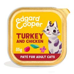 Edgard & Cooper Cat Turkey & Chicken Paté (Boîtes) - 16 x 85 gr
