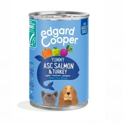 Edgard & Cooper Salmon & Turkey (Boîtes) - 6 x 400 gr