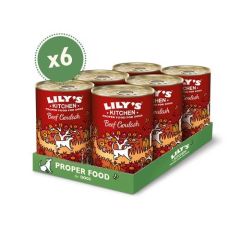 Lily's Kitchen Beef Goulash Tin 6X400 Gr (Expédition 3 - 5 jours)