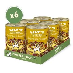 Lily's Kitchen Great British Breakfast Tin 6X400 Gr (Expédition 3 - 5 jours)