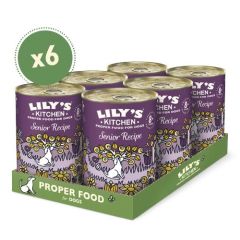 Lily's Kitchen Senior Recipe Tin 6X400 Gr (Expédition 3 - 5 jours)