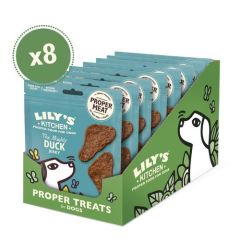 Lily's Kitchen The Mighty Duck Mini Jerky Treats For Dogs 8X70 Gr (Expédition 3 - 5 jours)