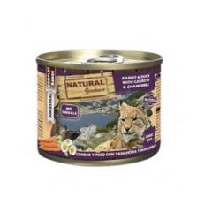 Natural Greatness Cat Lapin & Canard avec Carotte & Camomille (Boîtes) 200g x 6