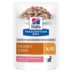 Hill's Prescription Diet K/D Feline Saumon (Sachets)