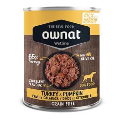 Ownat Wetline Dog Turkey & Pumpkin (Boîtes) 12 x 395 gr