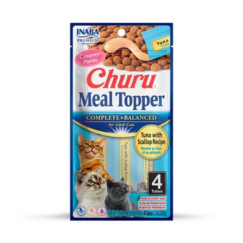 Churu Cat Meal Topper Tuna with Scallop - 12 x 56 gr (Expédition 3 - 5 jours)