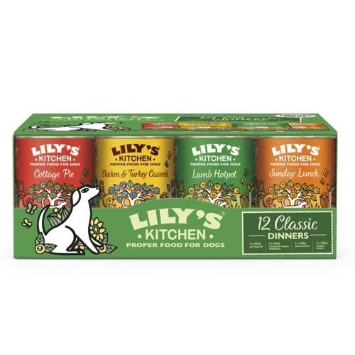 Lily's Kitchen Classic Dinners Multipack 12X400 Gr (Expédition 3 - 5 jours)