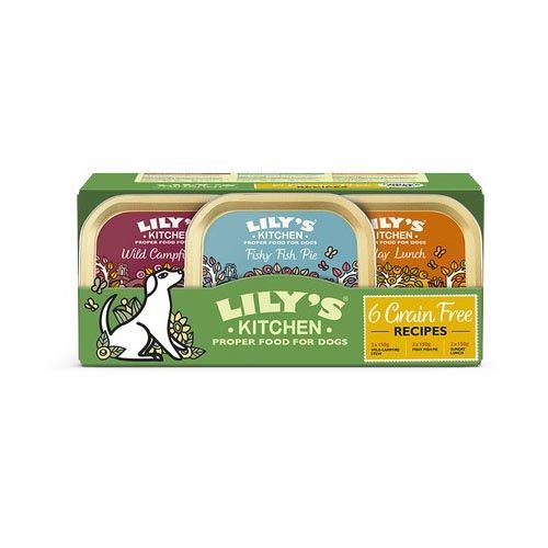Lily's Kitchen Grain Free Dinners Trays Multipack 6X150 Gr (Expédition 3 - 5 jours)