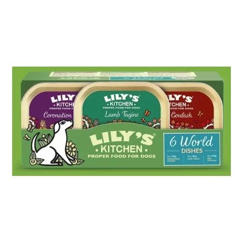 Lily's Kitchen World Dishes Trays Multipack 6X150 Gr (Expédition 3 - 5 jours)