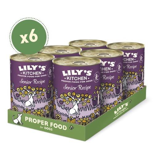Lily's Kitchen Senior Recipe Tin 6X400 Gr (Expédition 3 - 5 jours)