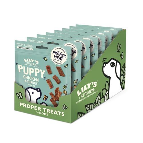 Lily's Kitchen Chicken & Turkey Nibbles Puppies 8X70 Gr (Expédition 3 - 5 jours)