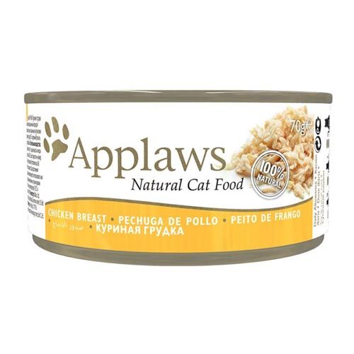 Applaws Cat Boîte blanc de poulet (70 gr x 24)