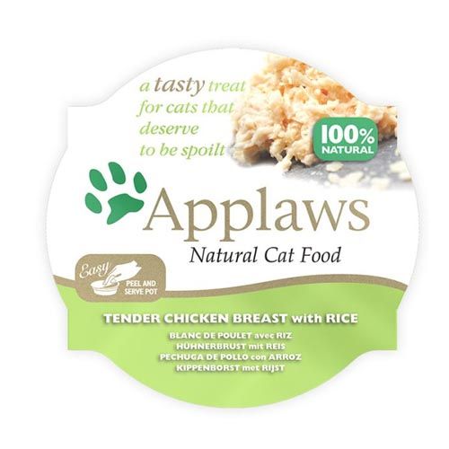 Applaws Cat Terrine Blanc de poulet et riz (60 gr x 10)
