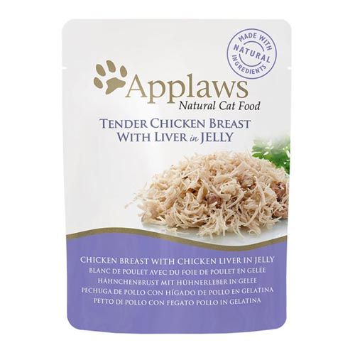 Applaws Cat Sachet Foie et poulet en gelée (70 gr x 16)
