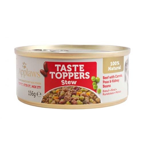 Applaws Dog Taste Toppers Stew Beef with Vegetables (Latas) 156 gr x 12