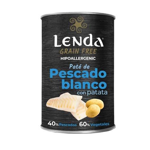 Lenda Dog White Fish Pâté (Boîtes) - 400 gr x 12