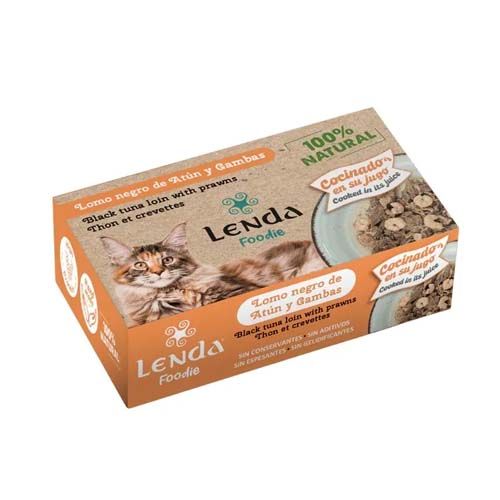 Lenda Cat Foodie Tuna with Prawns (Boîtes) - 120 gr x 25