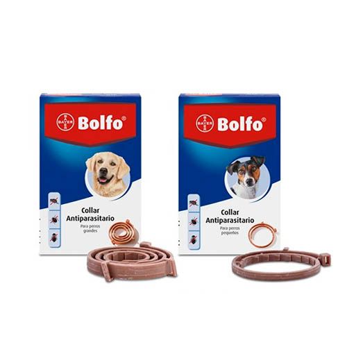 Collier antiparasitaire Bolfo pour chiens