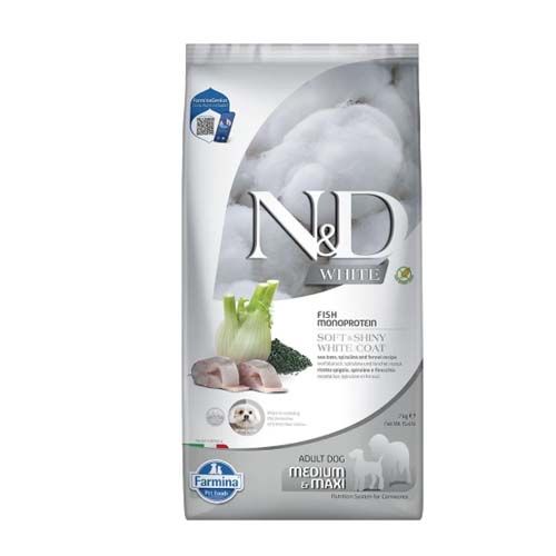 Farmina N&D White Dog Fish Spirulina Medium/Maxi