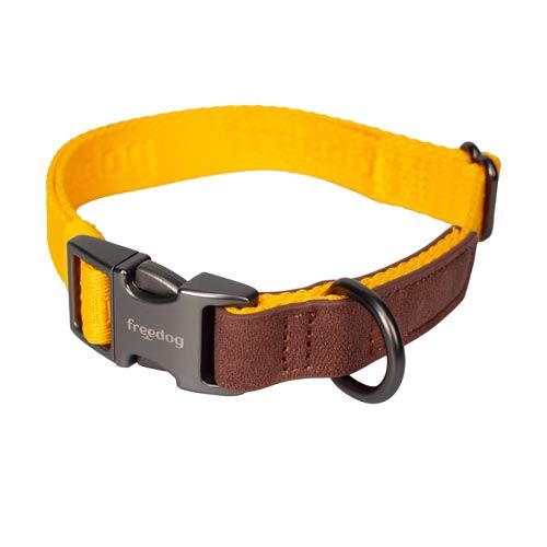 Collar Perro Freedog Linum Yellow