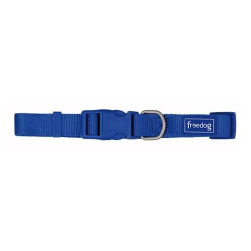 Collar Perro Freedog Nylon Basic Blue