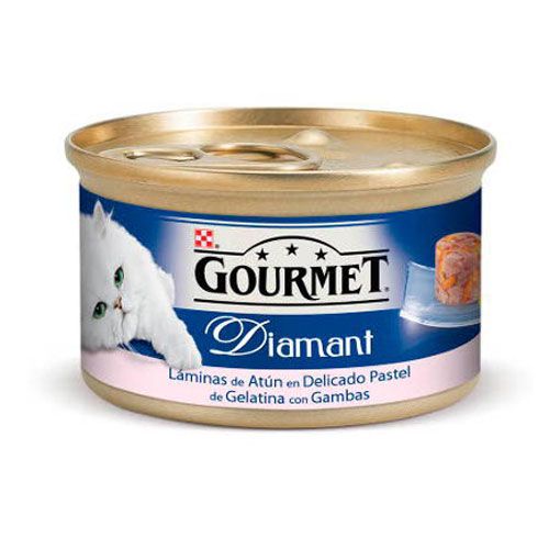 Gourmet Diamant Feuilles de gélatine de thon et crevettes