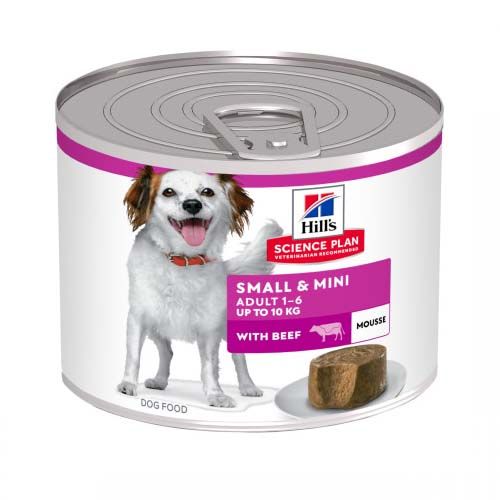 Hill's Canine Adult Mousse Small & Mini Beef (Boîtes)