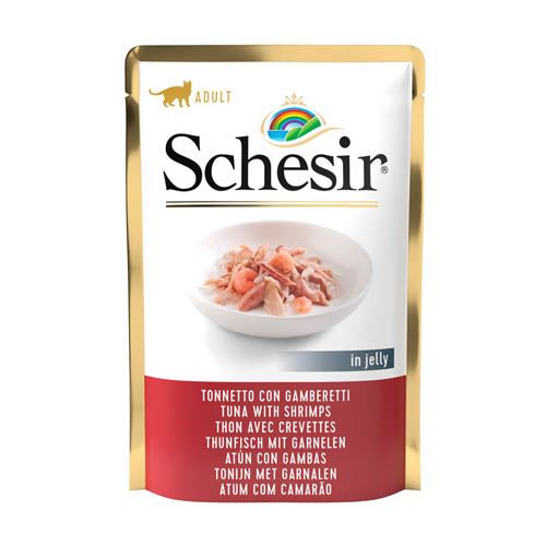 Schesir Gato Atún con Gambas (Sachets)