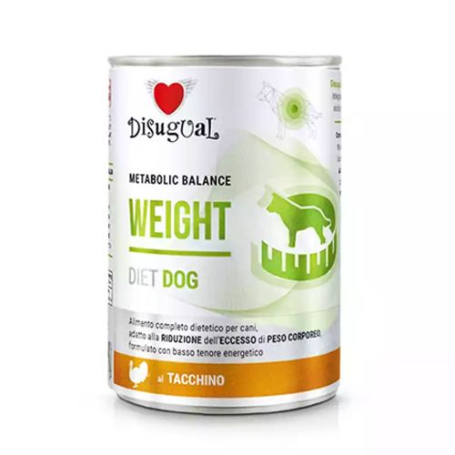 Disugual Dog Diet Weight Turkey - 6 x 400 gr