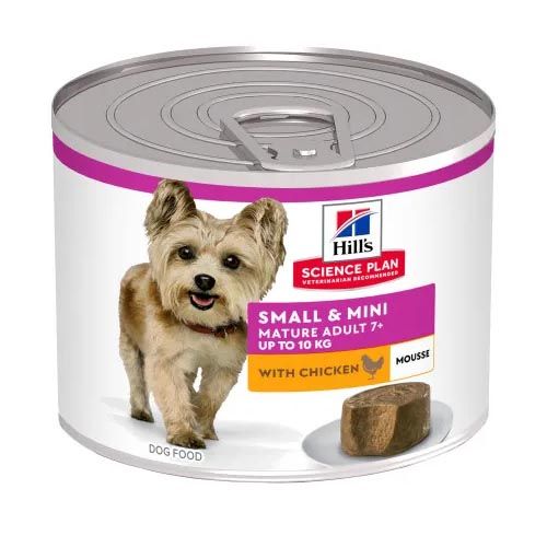 Hill's Science Plan Mature Small & Mini Chicken Mousse (Boîtes)