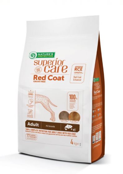 Nature's Protection Superior Care Red Coat Adult Saumon