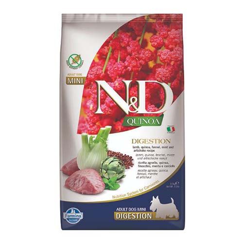 Farmina N&D Quinoa Digestion Agneau Mini